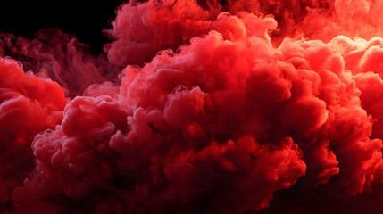 Obraz premium Dramatic smoky background with dense swirling smoke creating intense mysterious atmosphere 