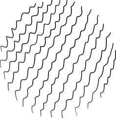 Scribble Circle Hand Drawn Texture