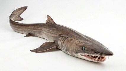 Frilled Shark on studio background
