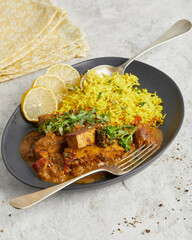 Kokosnuss Curry Tofu