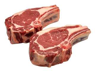 Obraz premium raw beef steak PNG, Transparent Background