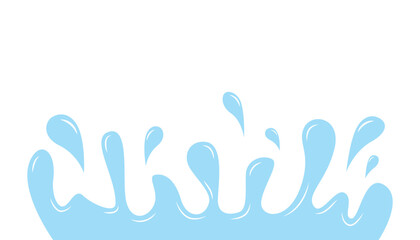 Water splash. water drops and wave splash. water drops shaped. liquid burst splashes