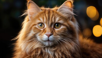 Furry Feline Lounging in a Cozy Home Office, Showcasing Warm Tones and Soft Textures amidst Minimalist Decor, Radiating Peacefulness and Tranquility in the Workspace.