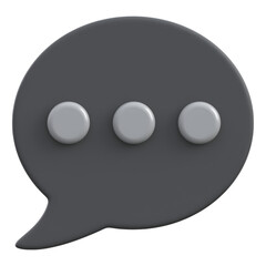 Chat 3d icon