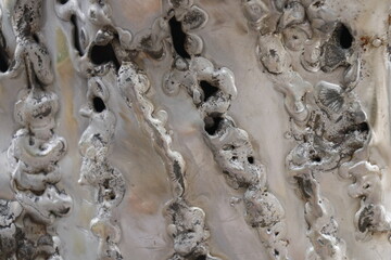 溶けた金属のテクスチャ　背景