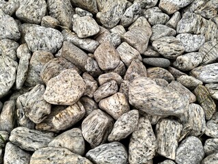 Stone pebbles texture background for interior exterior decoration