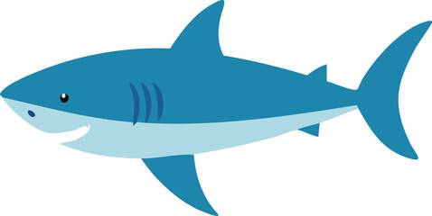 Obraz premium shark vector illustration