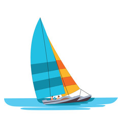 Make a Professional Sailboat Vector Art