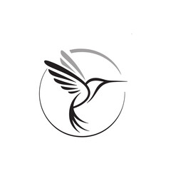 Unique bird logo Modern and minimalist vector and abstract logo