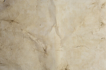 Old paper vintage texture surface for background. Recycle brown paper crumpled texture, Brown color recycled paper texture blank with copy space for text.
