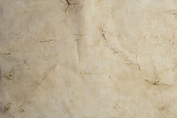 Old paper vintage texture surface for background. Recycle brown paper crumpled texture, Brown color recycled paper texture blank with copy space for text.