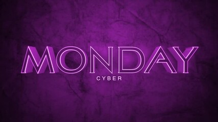 Cyber Monday, Cyber Monday sale, Cyber Monday Super sale, sale, big sale, huge sale, massive sale, neon 4k video - Powered by Adobe