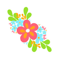 simple floral arrange spring 