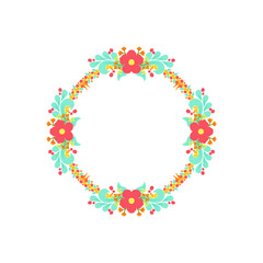 floral wreaths spring  