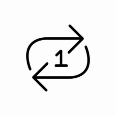 refresh reload sync icon vector sign