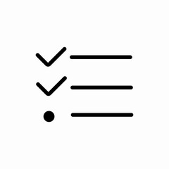 task checklist complete icon vector sign