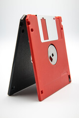 3.5-inch floppy disks are a method of storing data.

