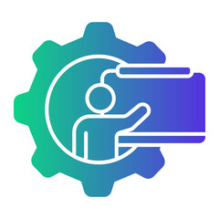 Obraz premium mentorship Gradient icon