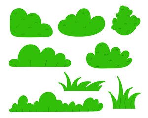 Obraz premium 나무 덤불 드로잉 아이콘(tree bush drawing icon)