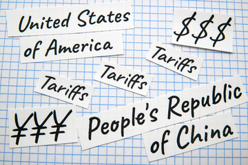 Tariff conflict between the United States of America and the People's Republic of China.