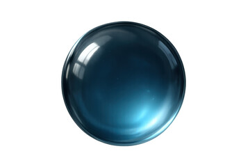 Glass sphere with transparent background, perfect for compositing and adding a touch of elegance to any project