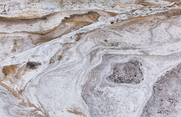 Gran Canaria, textures of the rocks of El Confital beach on the edge of Las Palmas de Gran Canaria