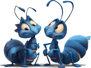 Ant 2D Cartoon Vector Mascot – Cute Insect Character Design for Kids and Branding