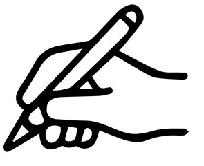 Hand Holding Pen Ready to Write or Draw Inspiring Creativity Image