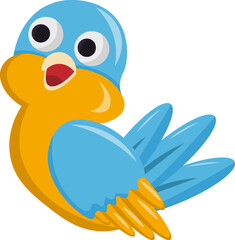 Bird spring insect element