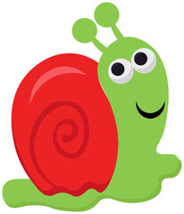 Snail spring insect element