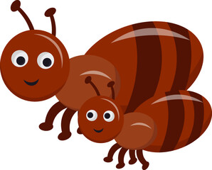 Ant spring insect element