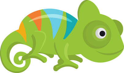 Chameleon spring insect element