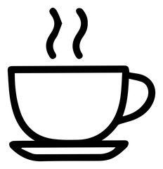 Aromatic Escape Sip of Warmth Coffee Cup with Rising Steam