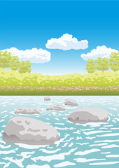 せせらぎ　風景