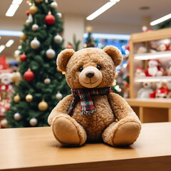 christmas teddy bear