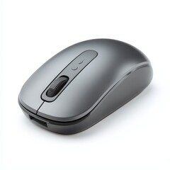 Sleek Wireless Computer Mouse Device Isolated on White Background Perfect for Modern Technology and Office Supplies