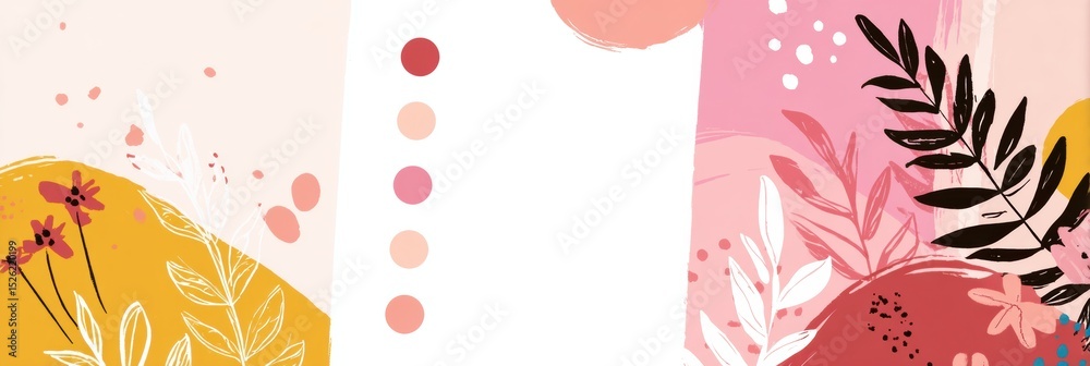 Poster Explore Gratitude Prompts in a Visually Appealing Infographic With a Clean Bullet Layout Featuring Soft Colors and Floral Designs