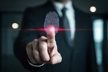 Biometric Access Interface with Touch Screen Confirmation for Secure Identity Verification