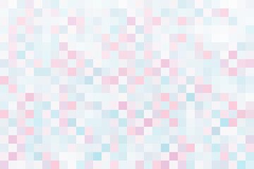 紫色と水色のモザイク 正方形の模様
