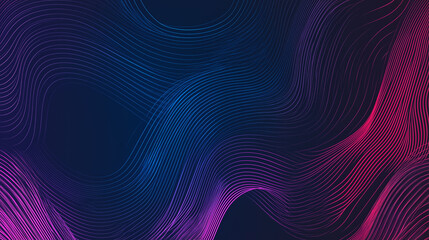Fototapeta premium Abstract sound wave graphic A series of interconne 