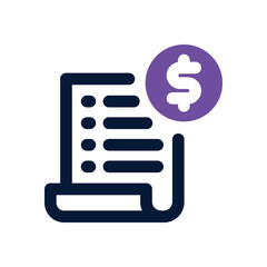 list duotone icon. Sleek and modern vector icon for websites, mobile apps, marketing materials, and corporate design. Fully scalable and ready to use.