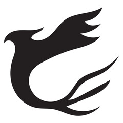 Phoenix Bird Logo Design Set
