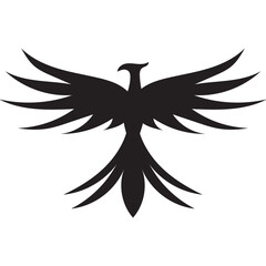 Phoenix Bird Logo Design Set