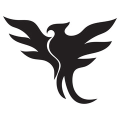Phoenix Bird Logo Design Set