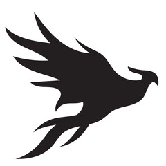 Phoenix Bird Logo Design Set
