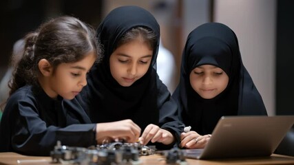 Muslim Girls Engage in Robotics Project: Building and Learning with Technology in a Collaborative Setting - Powered by Adobe