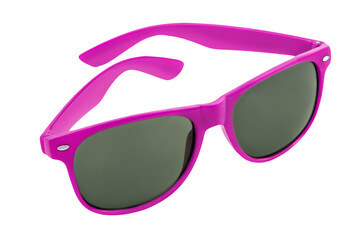 Pink Sunglasses isolated on white background