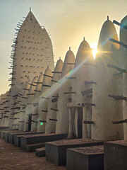 Mud mosques in Burkina Faso 