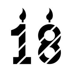 18Th Birthday Icon