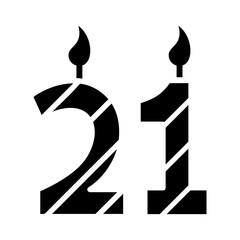 21St Birthday Icon